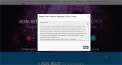 Desktop Screenshot of kon-boot.com